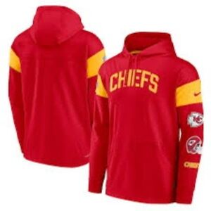 Nike‎ Chiefs sideline athletic arch jersey performance pullover hoodie size XL